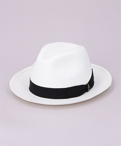 FINE MIDDLE BRIM 140338 WHITE x BLACK 58